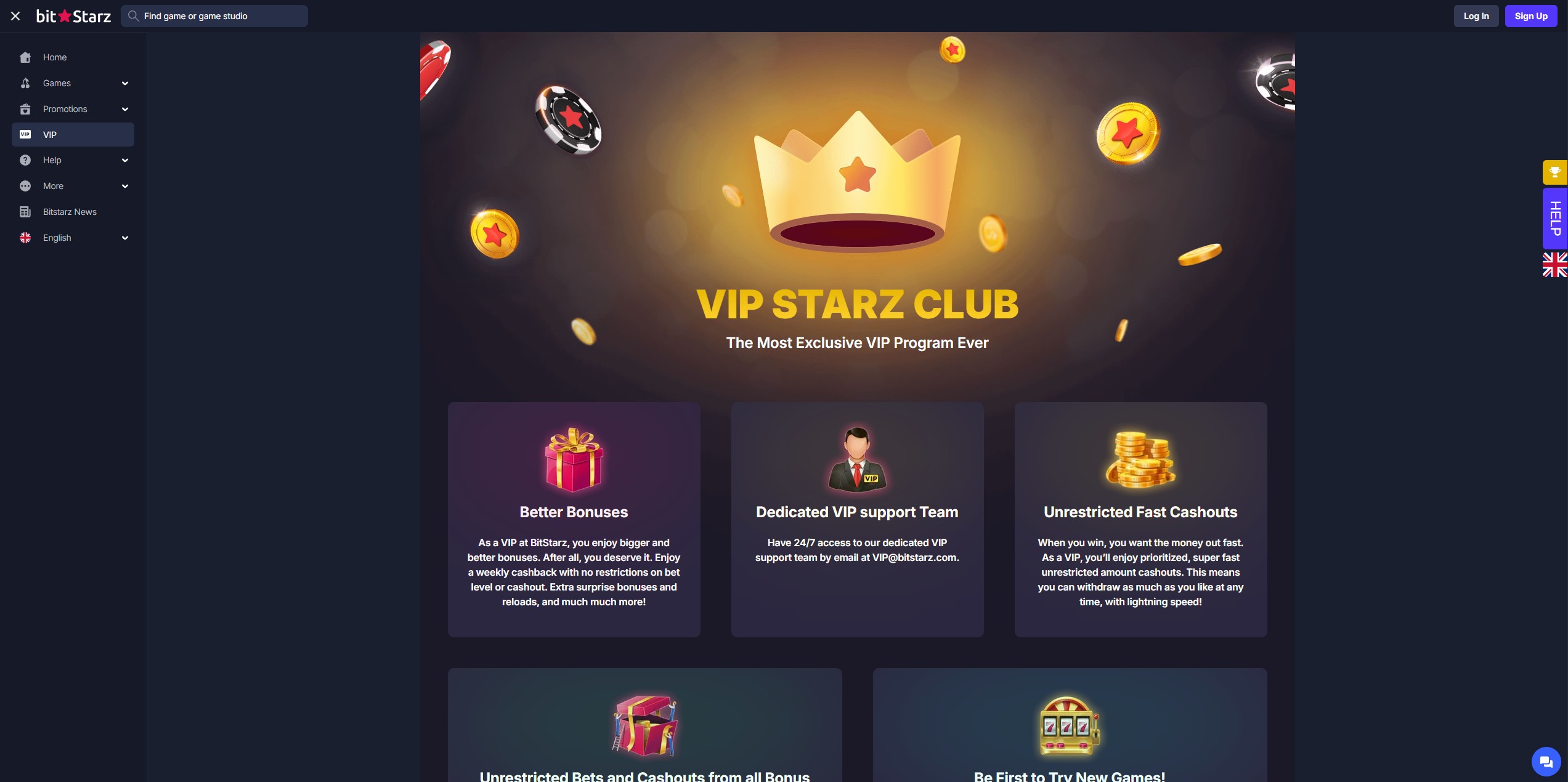 Bitstarz Casino screenshot 4