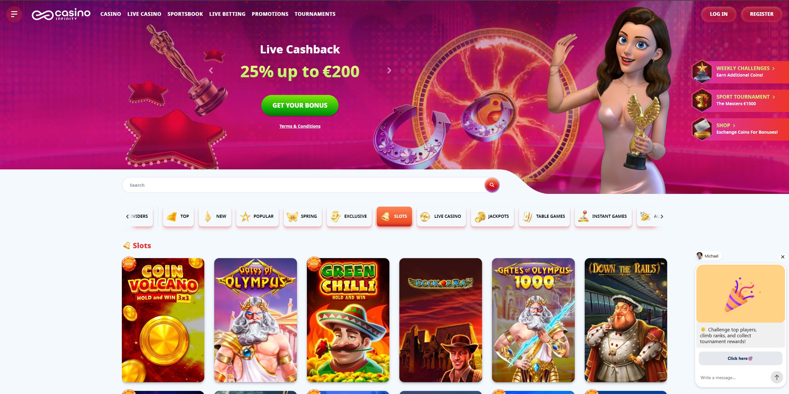 Casino Infinity screenshot 2