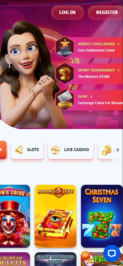 Casino Infinity mobile home