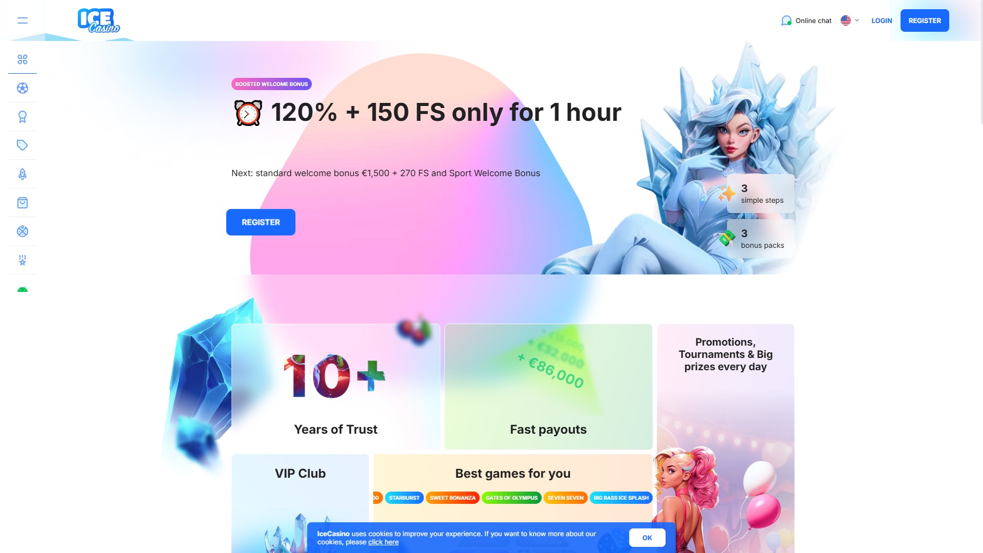 Ice Casino screenshot 1
