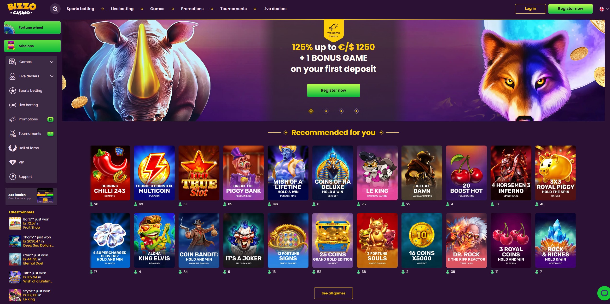 Bizzo Casino