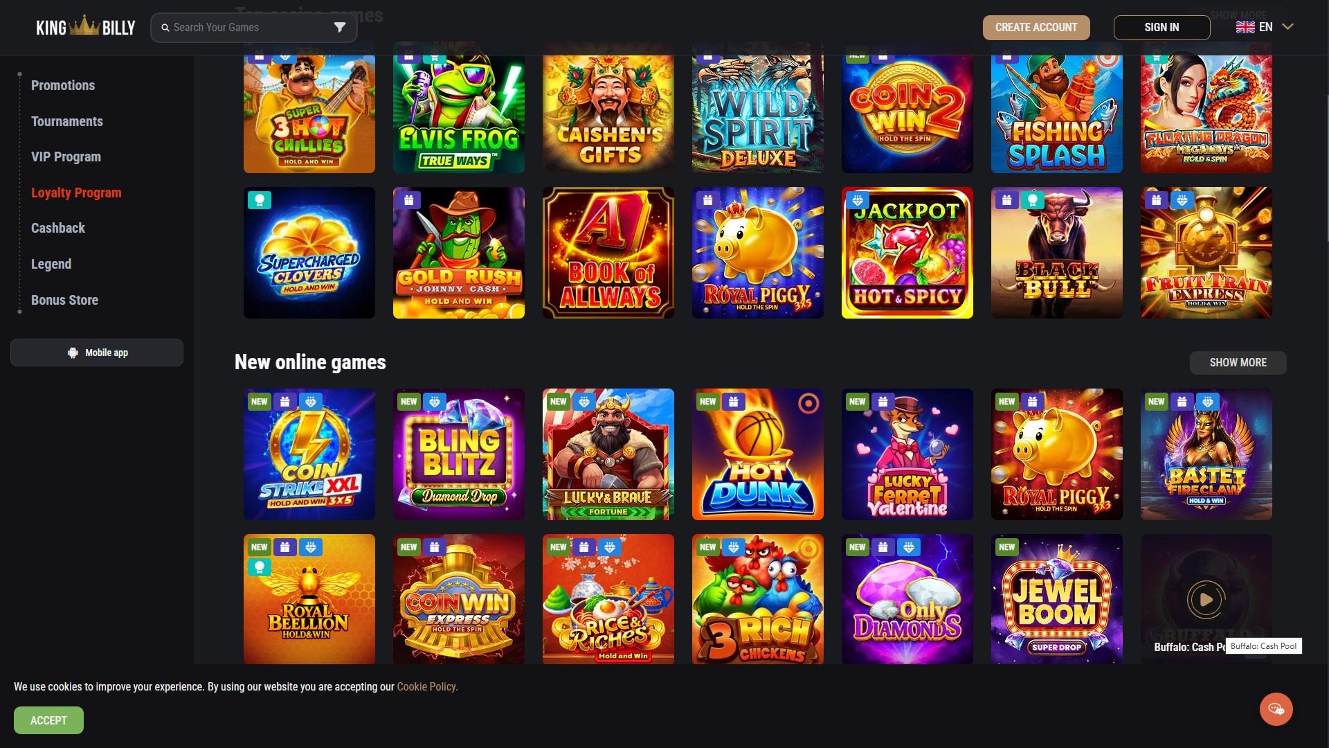 King Billy Casino
